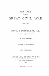 History of the great civil war 1642-1649. Volume 2 - 1644-1645