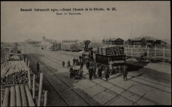 Великий Сибирский путь. Grand Chemin de la Sibérie, № 35. Вид станции Боготол. Открытое письмо