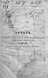 Отчет Суздальской уездной земской управы о приходе и расходе сумм уездного земского сбора за 1869 год