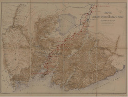 Карта Уссурийской железной дороги. Издание 1885 года