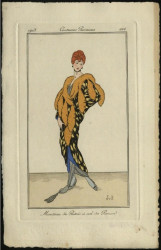 Costumes Parisiens, 1913, 124. Manteau de Putois à col de Renard