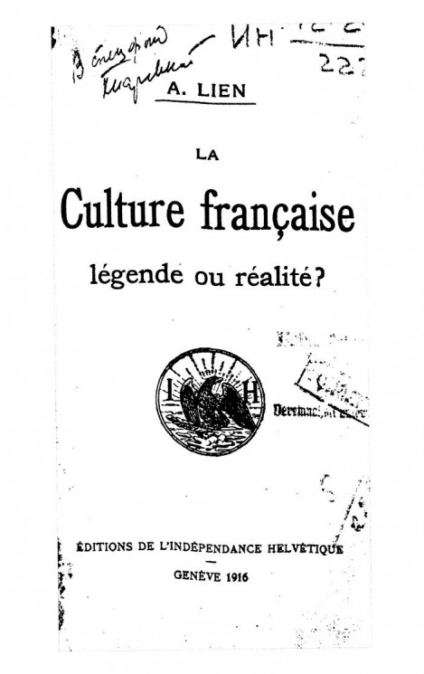 La culture francaise legende ou realite?