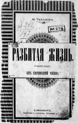 Разбитая жизнь. Роман-быль (из современной жизни)