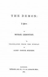 The demon. А poem