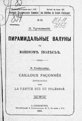 Отдельный оттиск из тома 19 Известий геологического комитета, № 28. Пирамидальные валуны в южном Полесье