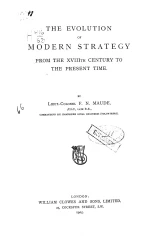 The evolution of modern strategy from the XVIIIth century to the present time