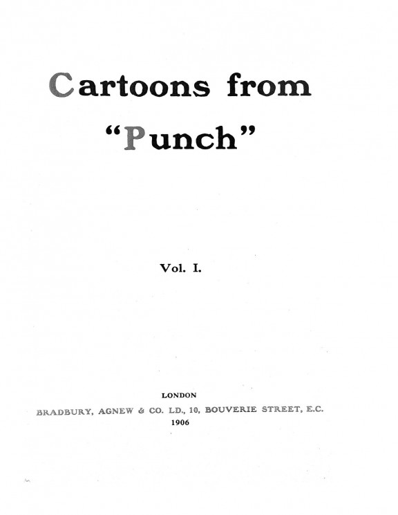 Cartoons from "Punch". Vol. 1