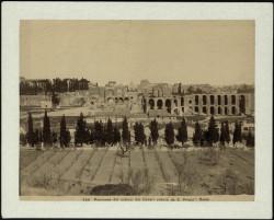 244. Panorama dei palazzi dei Cesari veduto da San Prisca