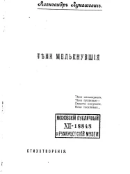 Тени мелькнувшие. Стихотворения