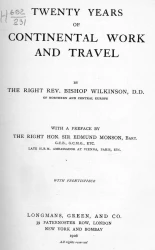 Twenty years of continental work and travel