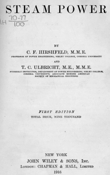 Steam power. 1 edition