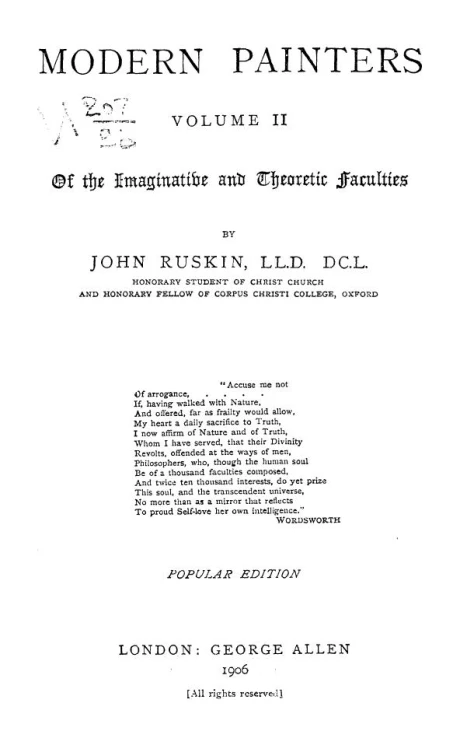 Modern painters. Volume 2