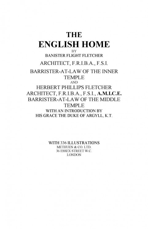 The English home