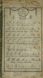 Азбука для российского чистописания 1788 году