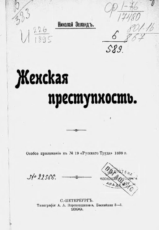 Женская преступность