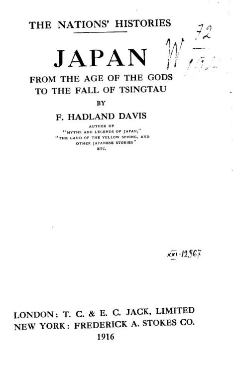 Japan. From the age of the Gods to the fall of Tsingtau