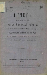 Отчет Новосильской уездной земской управы, составленный на основании 110 статьи Положения о земском учреждении, о денежных суммах за 1878 год и о действиях Управы с 1-го августа 1878 года по 1 августа 1879 год