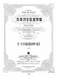 Concerto pour le piano avec accompagnement d'orchestre ou d'un 2-d piano. Op. 23. 3 édition
