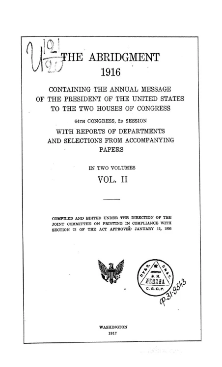 The abridgment 1916. Volume 2