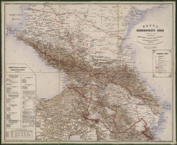 Карта Кавказского края