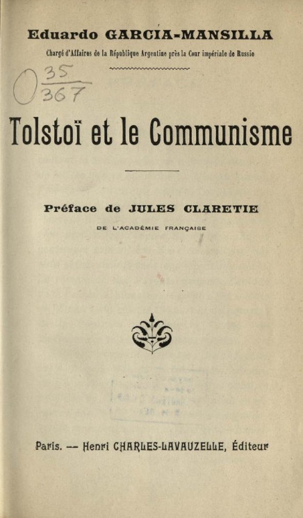 Tolstoï et le communisme