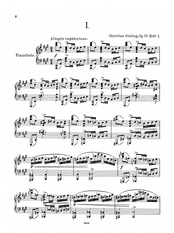 Intermezzi für das Pianoforte. Op. 72