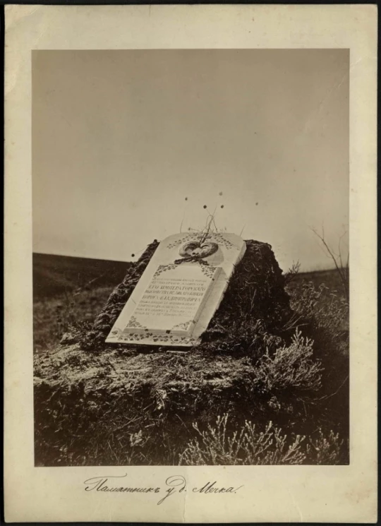 Памятник у деревни Мечка