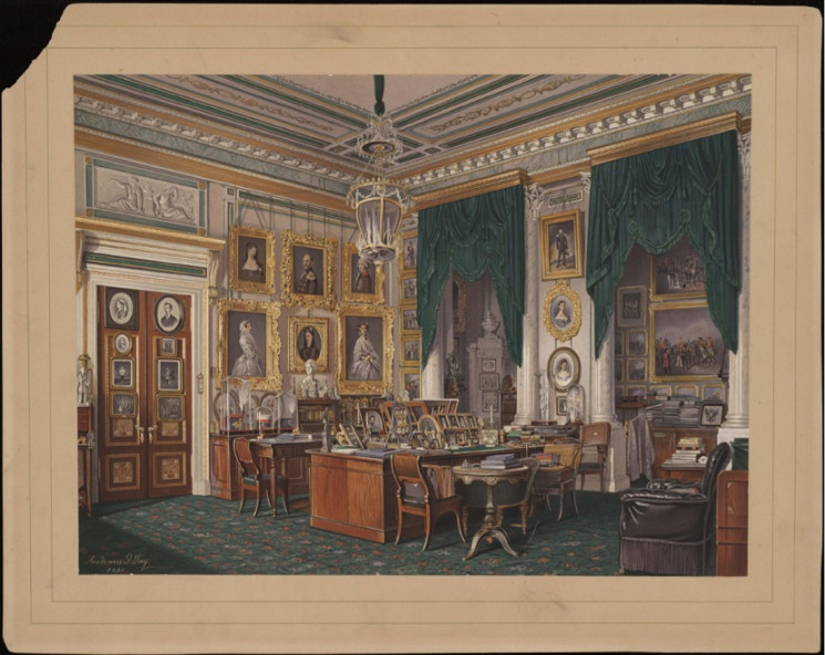 Кабинет императора Александра II в Зимнем дворце