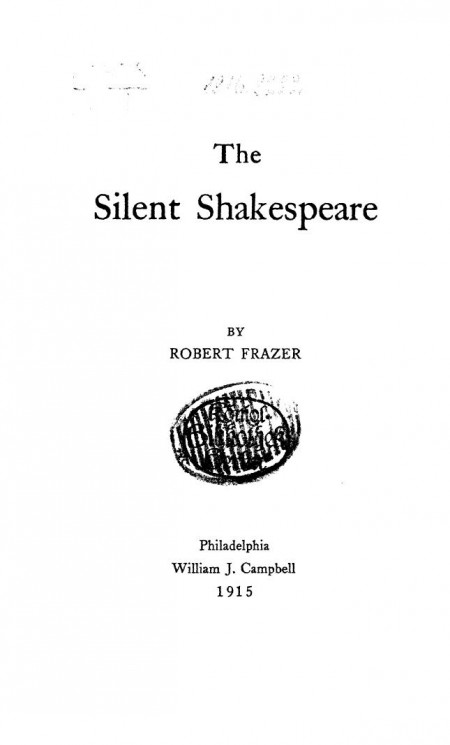 The silent Shakespeare
