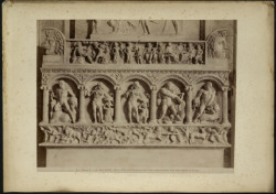 6814 - Roma - Museo della Villa Borghese. Sarcofago rappresentanta dieci delle fatiche di Ercoie