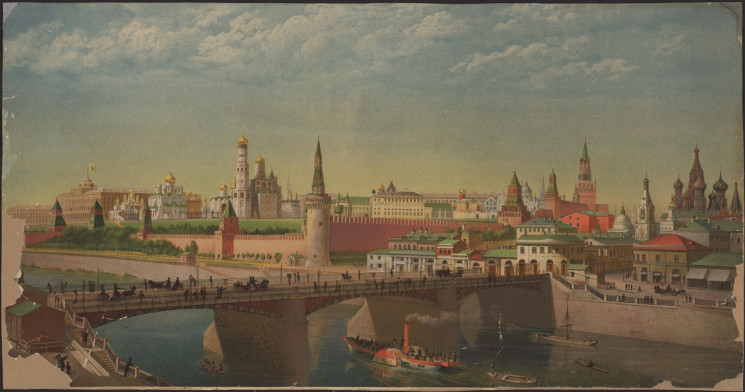 Вид на Кремль из Замоскворечья