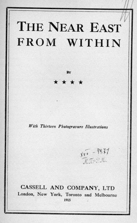 The Near East from within