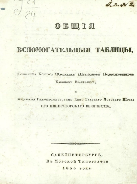 Общие вспомогательные таблицы