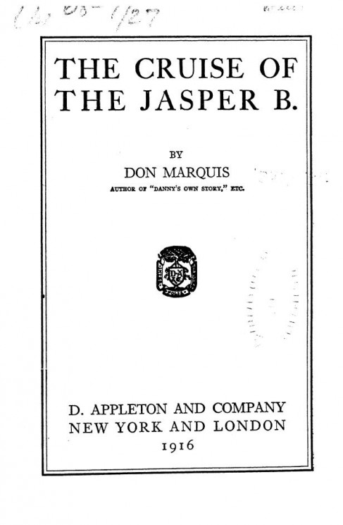 The cruise of the Jasper B.