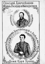 Спасший драгоценную жизнь государя императора Александра Николаевича Осип Иванович Комиссаров-Костромский 4 апреля 1866 года в Санкт-Петербурге