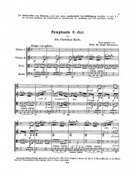Symphonie C-dur für Streichquartett