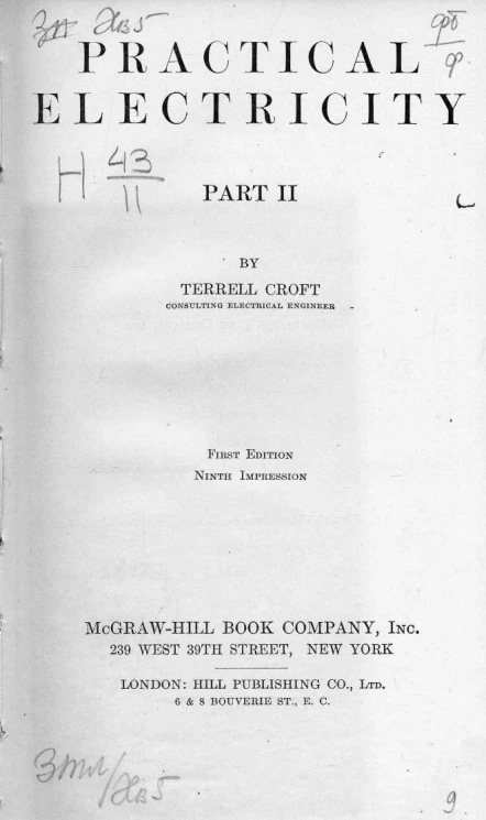 Practical electricity. Part 2