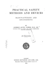 Practical safety methods and devices. Manufacturing and engineering