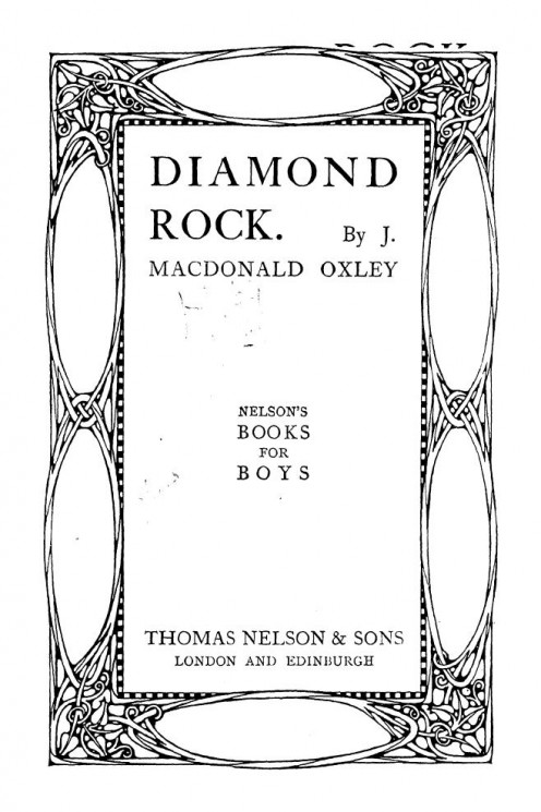 Nelson's books for boys. Diamond Rock or on the right track