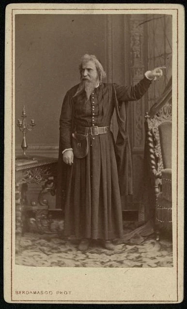 Ноден, в опере "Жидовка". Bergamasco