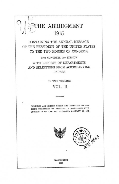 The abridgment 1915. Volume 2