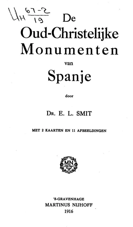 De Oud-Christelijke Monumenten van Spanje