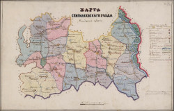 Карта Сенгилеевского уезда Симбирской губернии