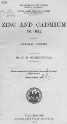 Zinc and cadmium in 1914. General report. Part 1. Pages 867-922