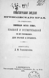 Кумысолечебные заведения Приволжского края. С очерком химического состава кумыса, показаний и противопоказаний к его употреблению. Для врачей и публики