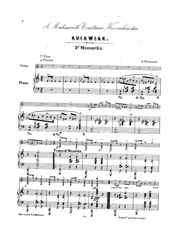Kuiawiak. 2d mazourka