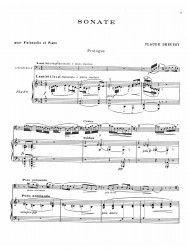 Sonate pour Violon et Piano. Prologue