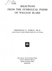Selections from the symbolical poems of William Blake
