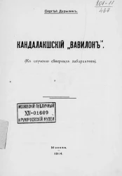 Кандалакшский "Вавилон". К изучению северных лабиринтов. Отчет о поездке на Север