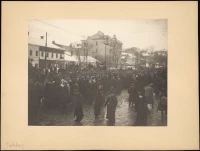 Москва в дни Февральской революции и празднования 1 мая. Садовая улица